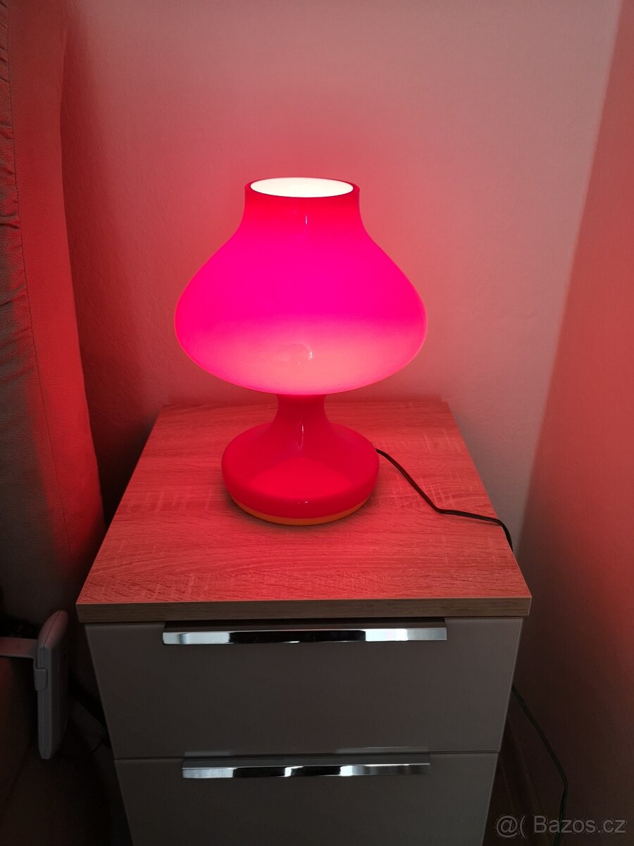 Retro červená lampa - 2