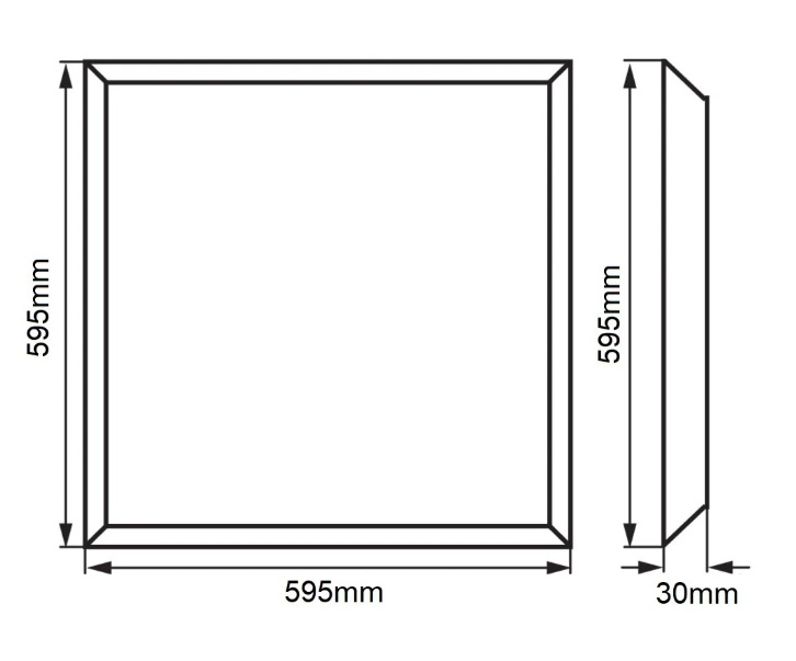 SVETLO LED panel 40W 60x60cm - 2