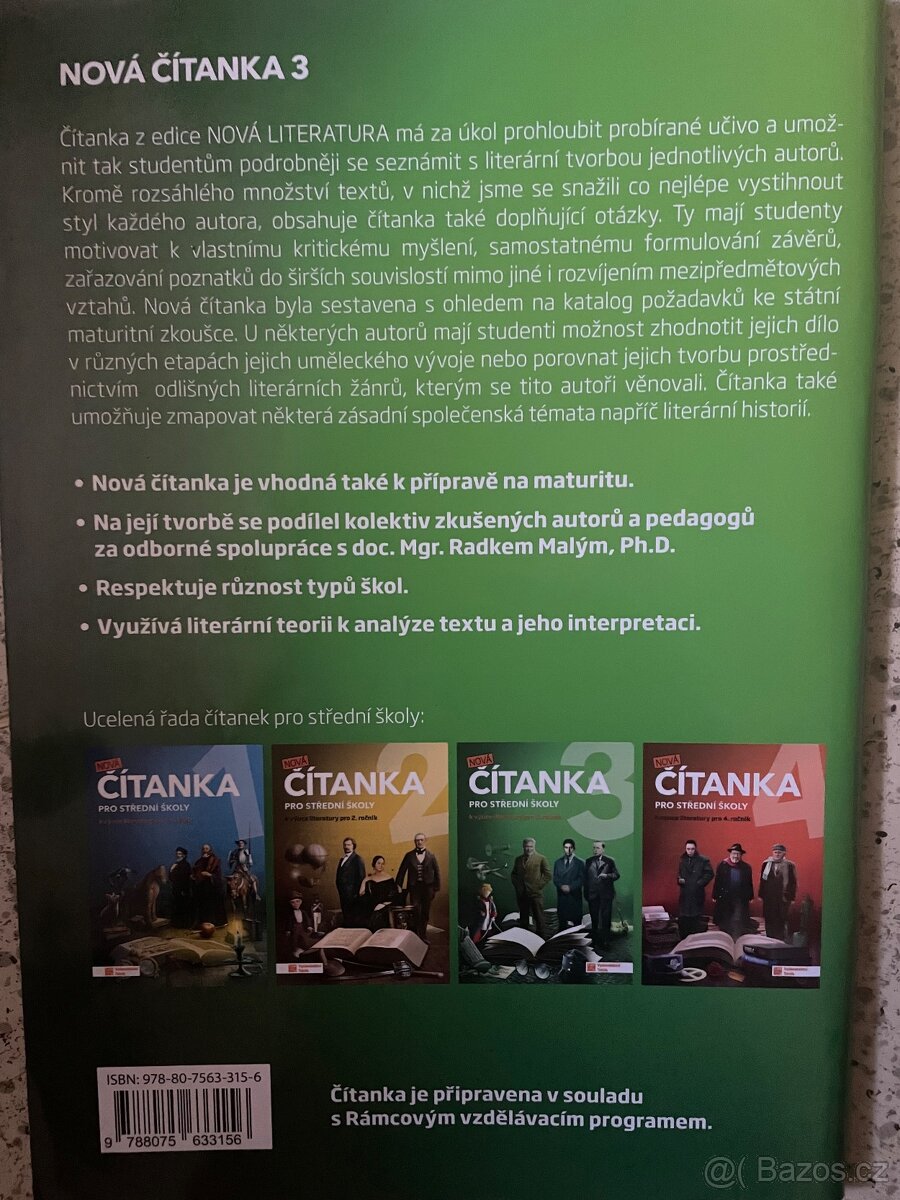 Čítanka pro střední školy - 3.ročnik - 2