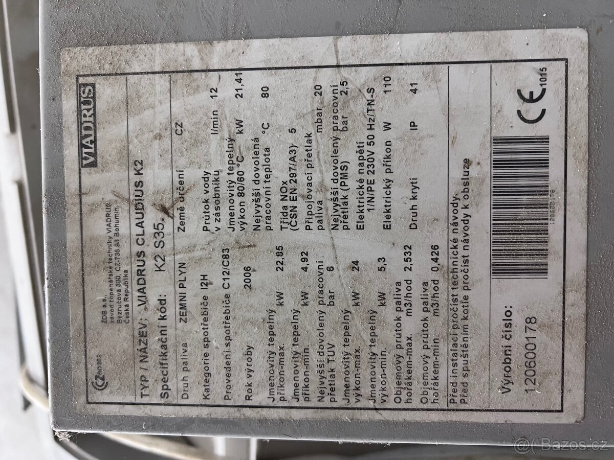 Kotel plynový Viadrus - 2