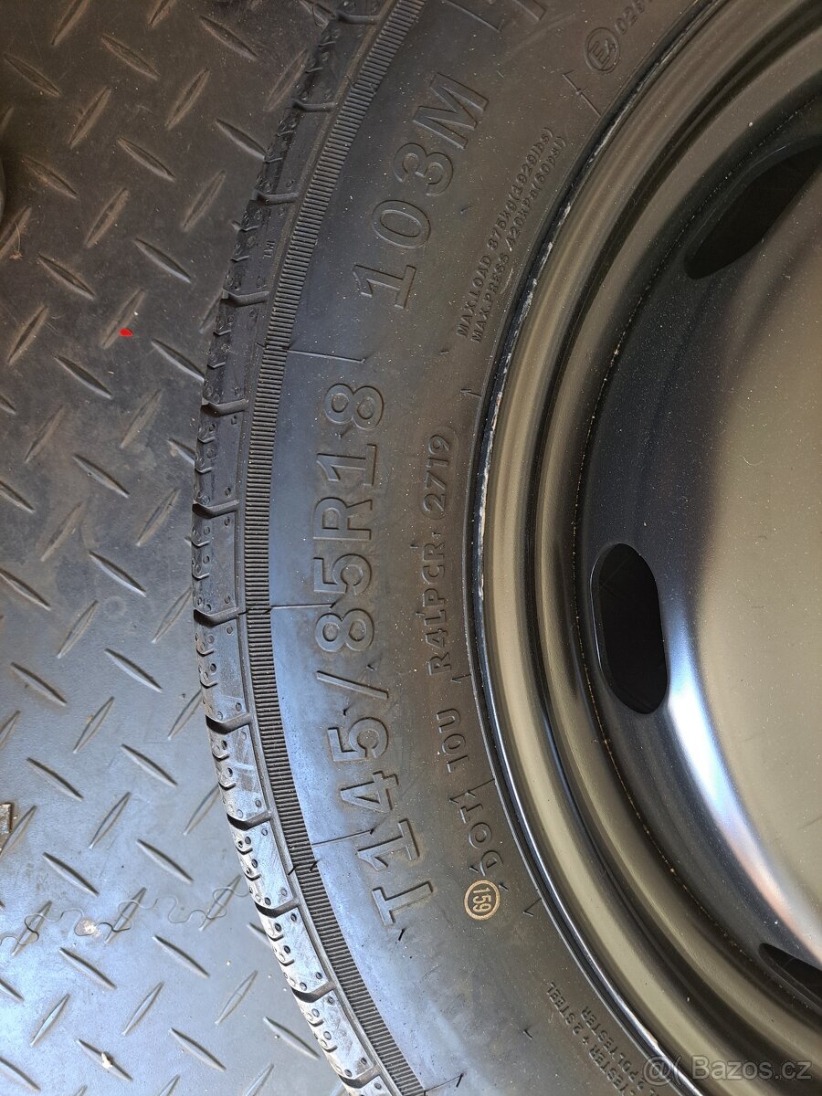 Dojezdovka rezerva VW Tiguan II Q3 II 145/85 R18 5x112x57 - 2