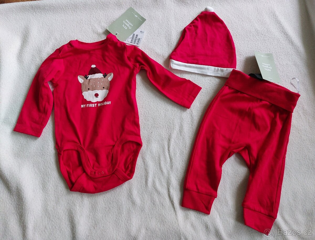 Nový set H&M vel. 56 nebo 62 - 2
