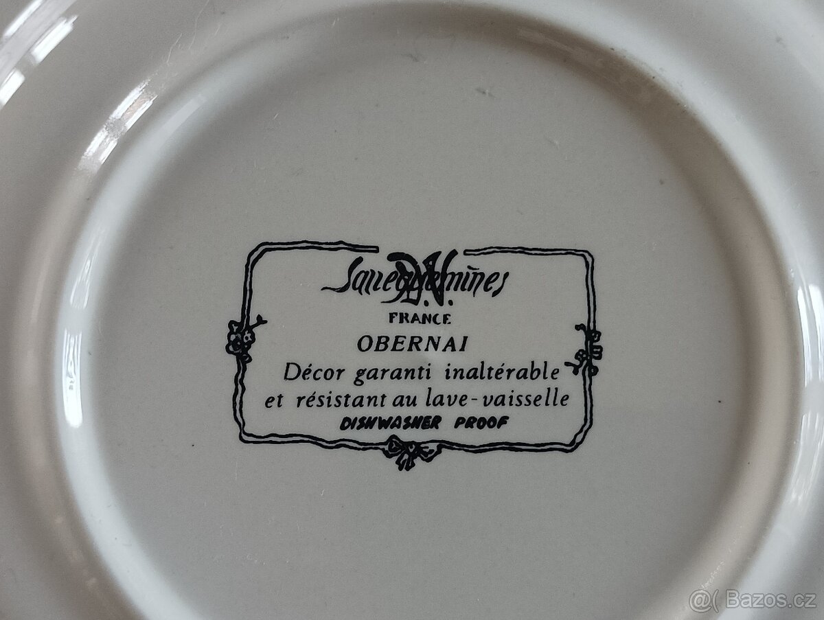 FAJÁNS TALÍŘ SARREGUEMINES HENRI LOUX FRANCIE - 2