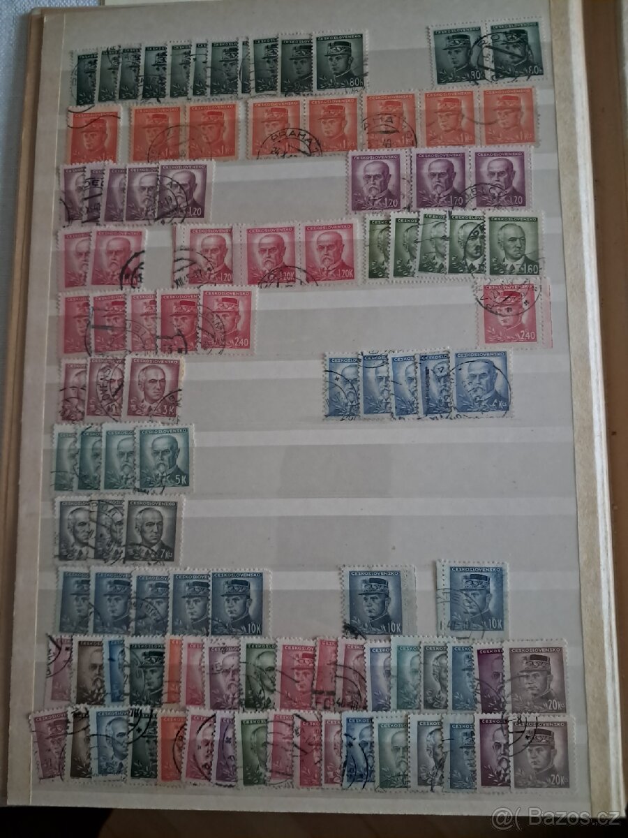Poštovní známky Československa - 2