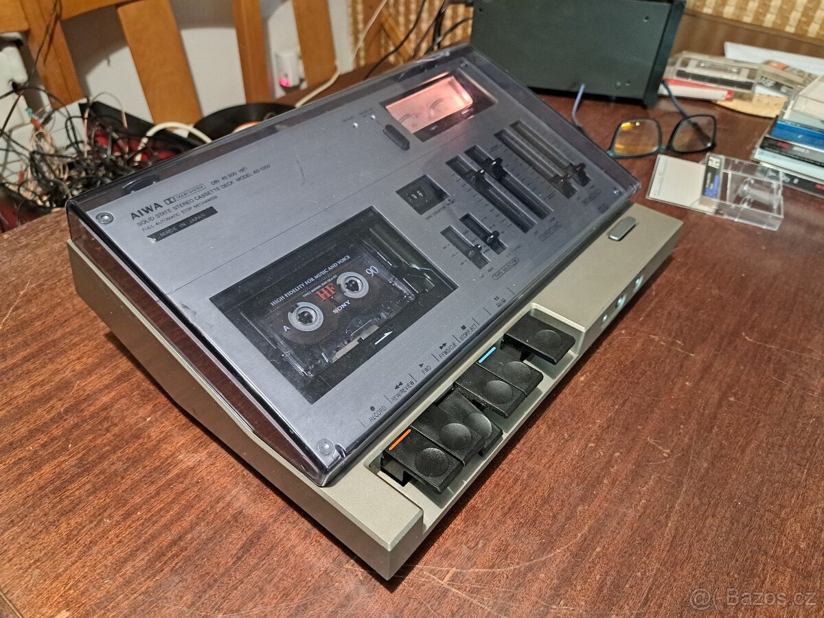Kazetový magnetofon Aiwa AD-1250 krásný design, plně funkční - 2