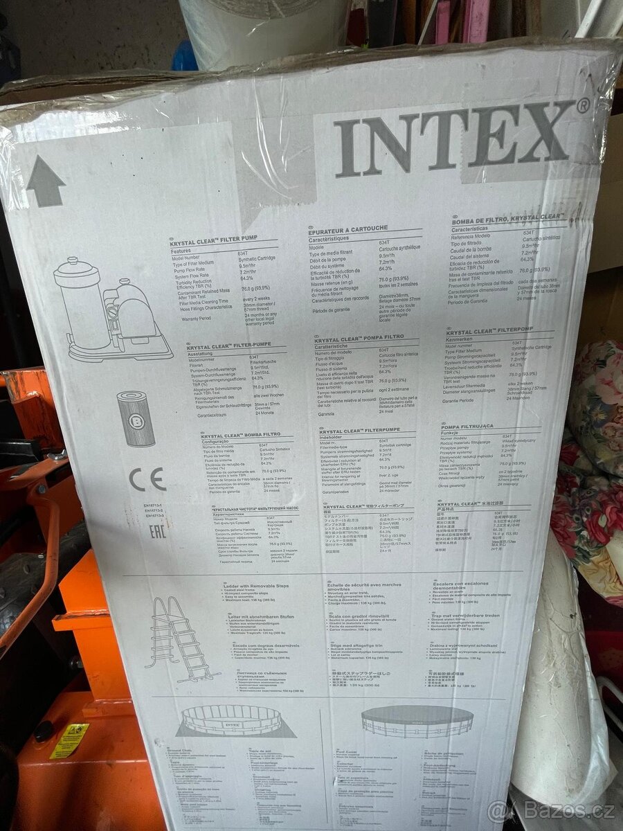 Bazén INTEX Metal Frame 4,57 x 1,22m set včetně příslušenstv - 2