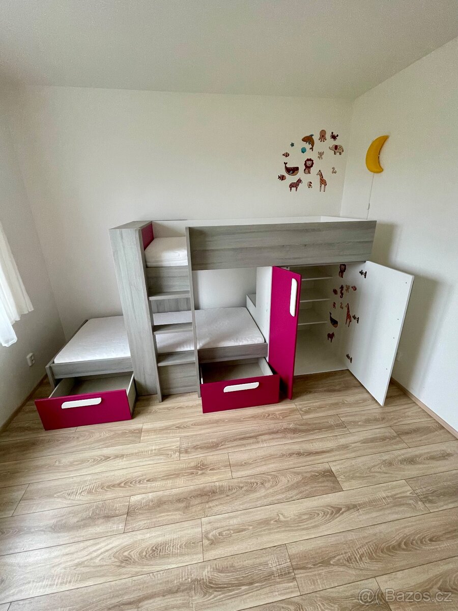 Patrová postel s úložným prostorem - 2