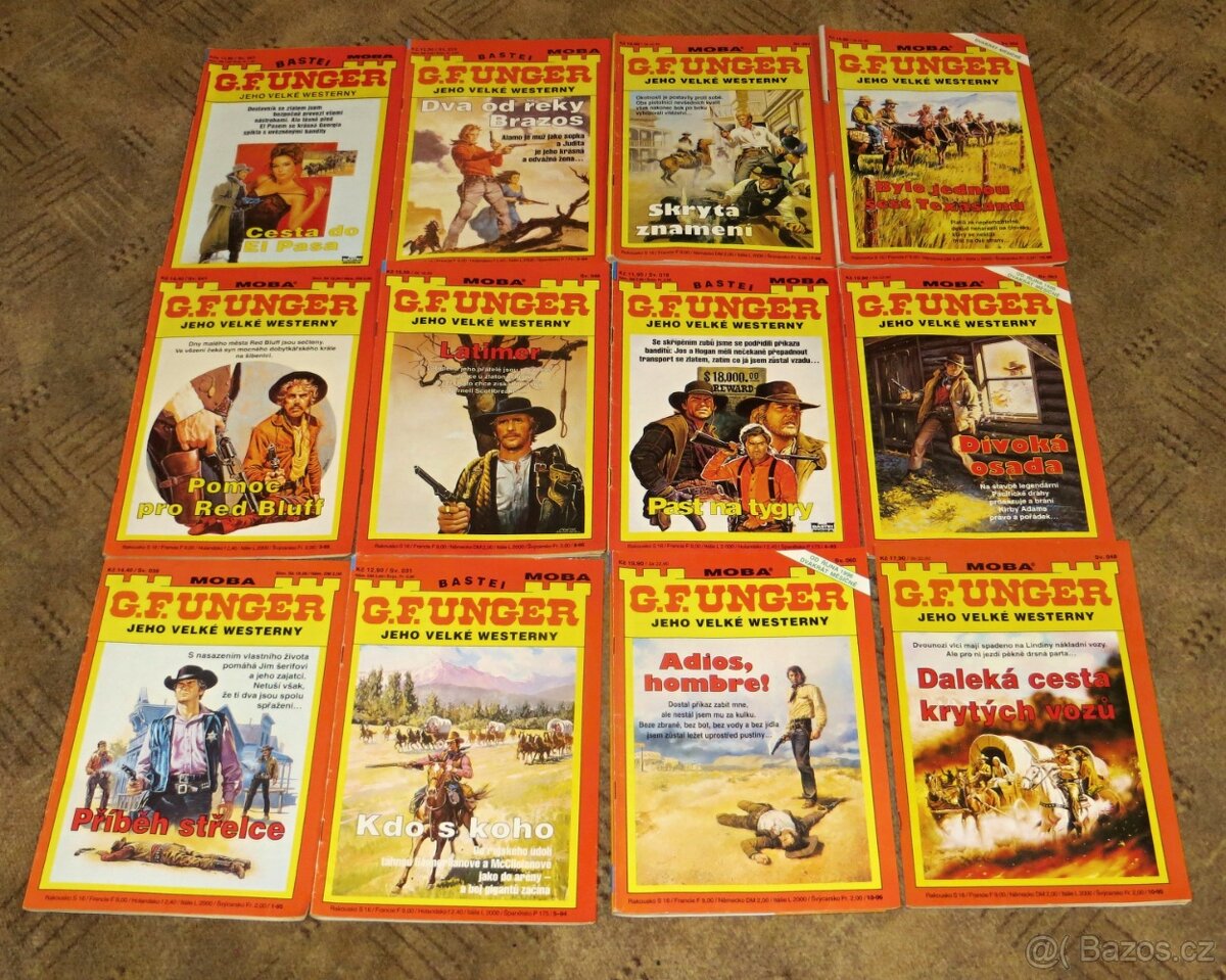 G.F.Unger MOBA westerny + další - 2