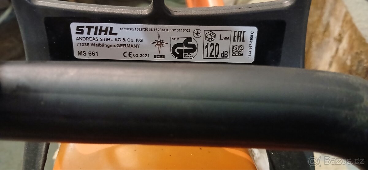 Pila, motorová pila, Stihl 661 - 2