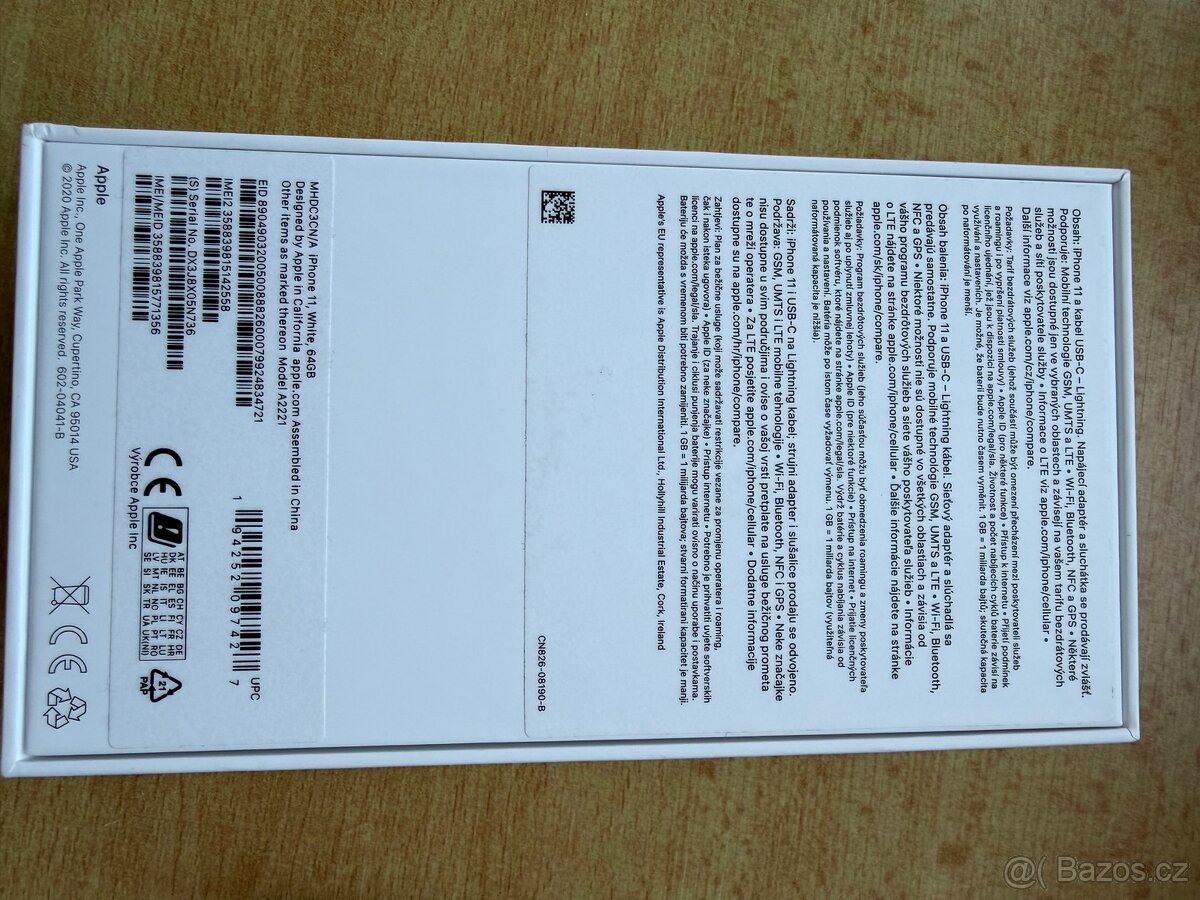 iPhone 11 white 64gb - top stav - 2