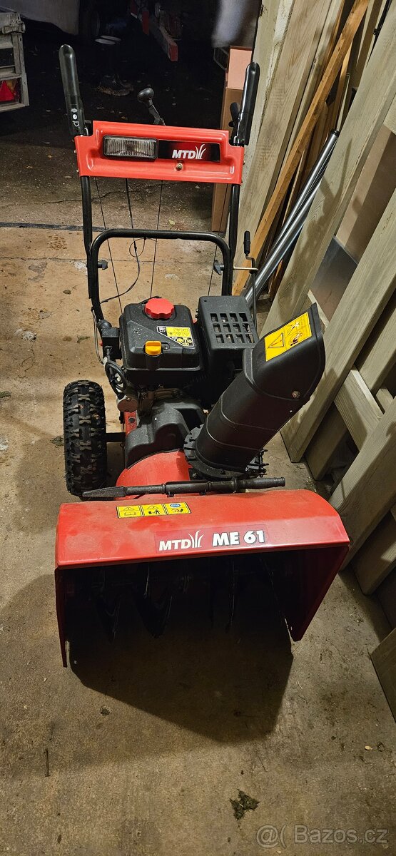 MTD SMART ME 61 – dvoustupňová sněhová fréza s elektrostarte - 2