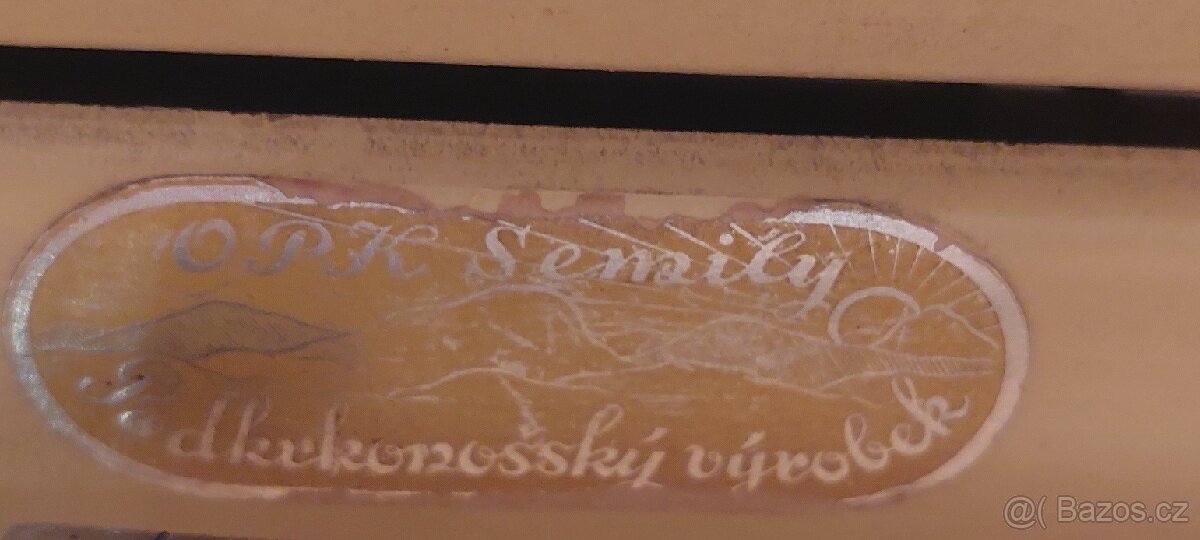 Retro váha Zn. OPK Semily - 2