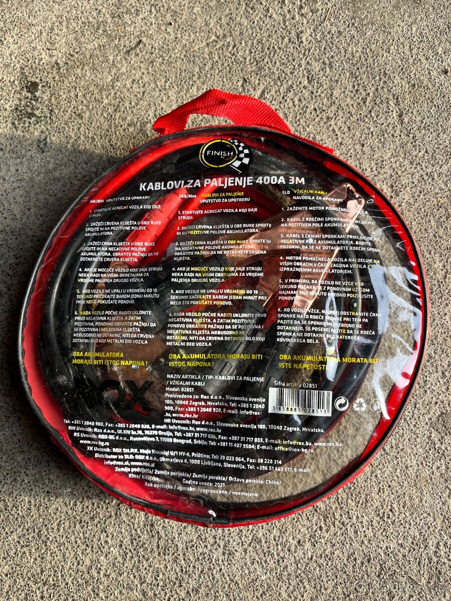 Startovací kabely - 2