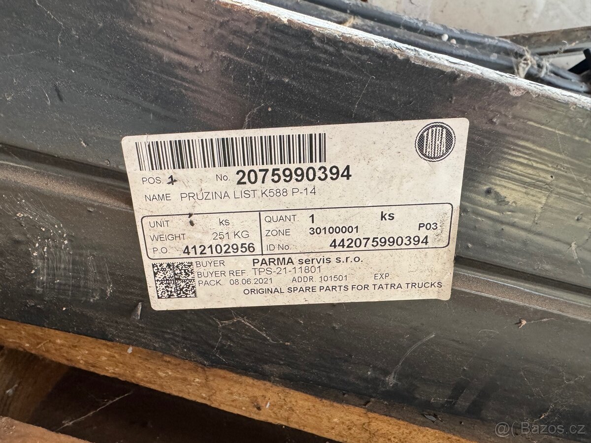 Listové pero Tatra - 2