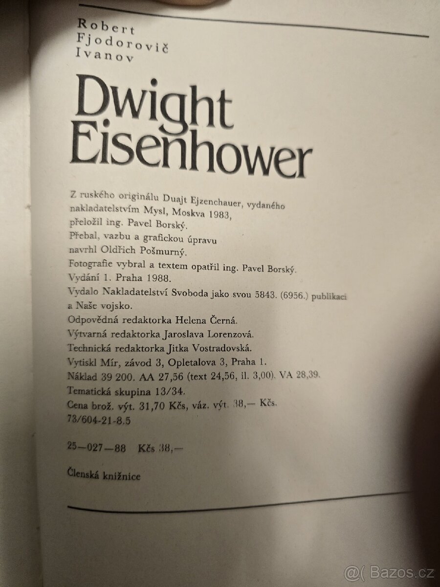 Dwight Eisenhower, Ivanov - 2