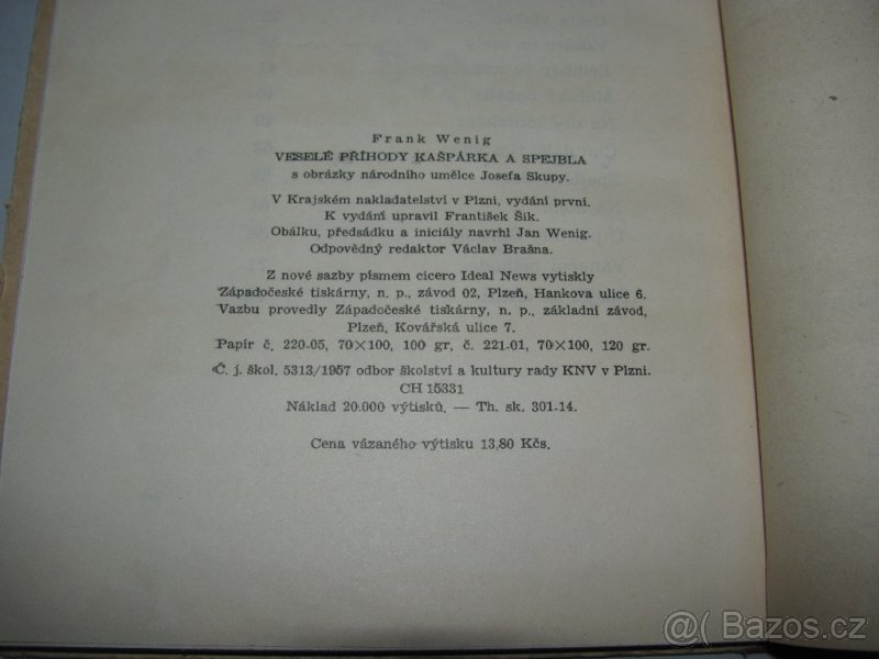 Stare knihy detske Hurvínek - 2