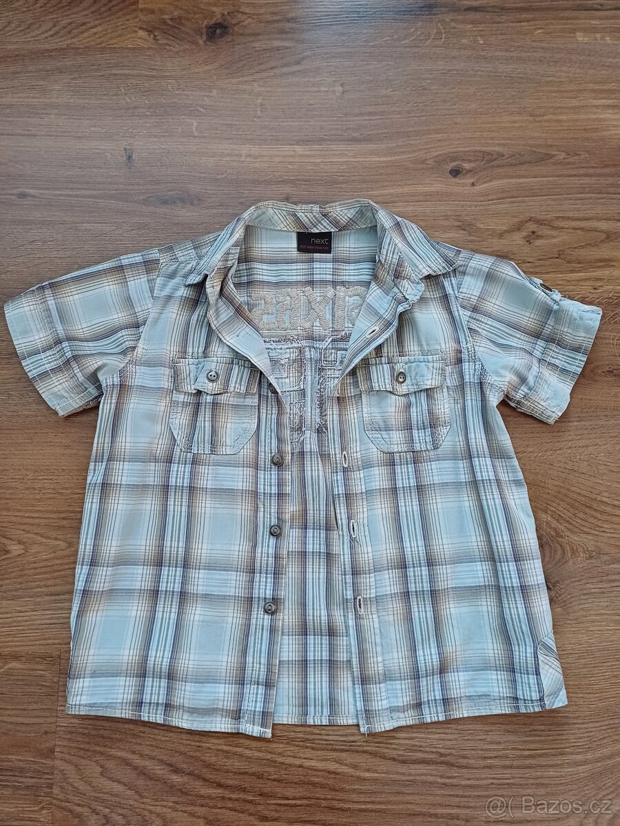 Chlapecká košile krátký rukáv vel. 110 - 2