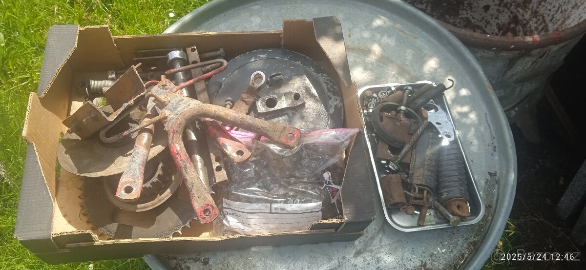 Rám motorky enduro