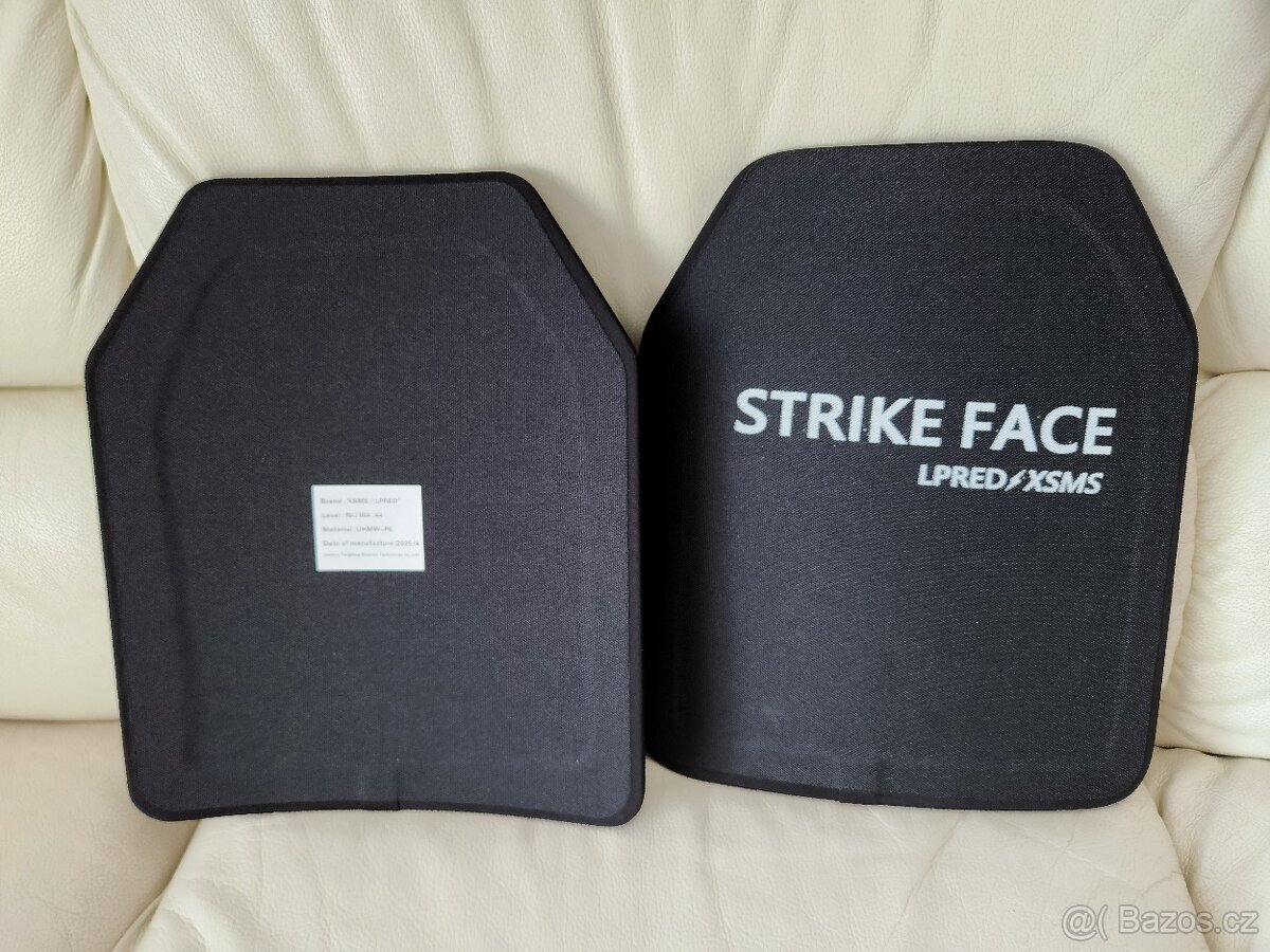 9mm neprůstřelné balistické pláty taktické samopal - 2