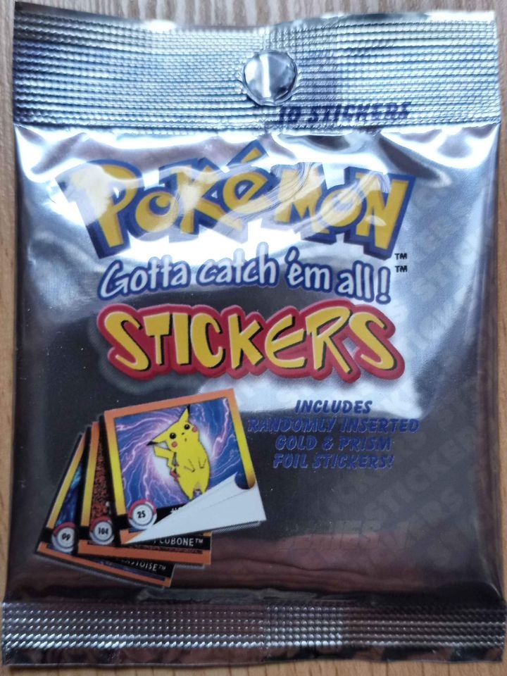 Samolepky Pokémon Gotta Catch 'em All (Seria 1 z roku 1999) - 2