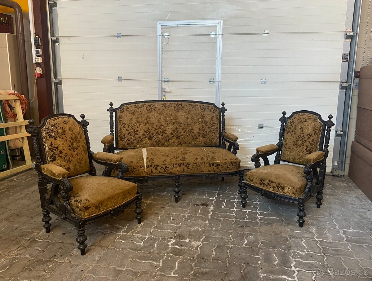 Starožitná sedací souprava - 2