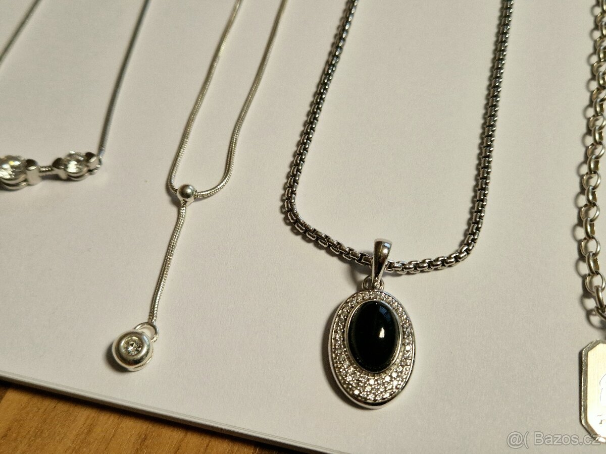 ⭐ Prodám stříbrné šperky 925/1000 – více kusů, různé druhy ⭐ - 2