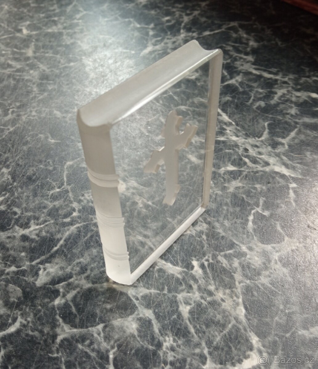 Bible skleněná hutní sklo - 2