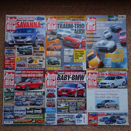 Německé časopisy Auto Zeitung, Auto Bild, Auto Motor Sport - 2