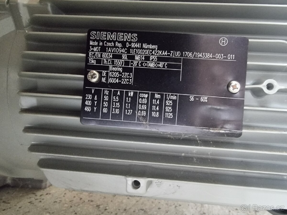 elmotor s převodovkou - 2