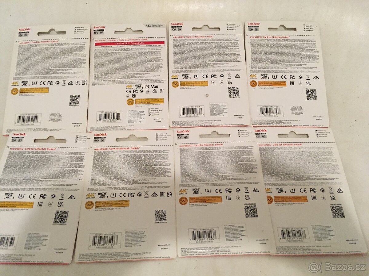 Nintendo Switch originální paměťové karty 64GB,128GB, 512GB - 2
