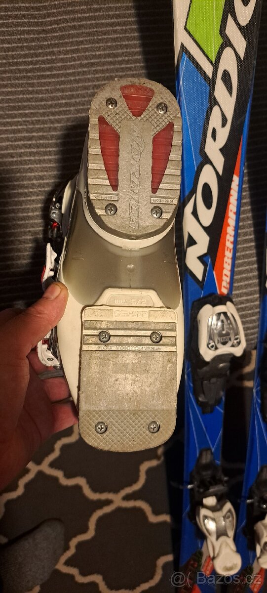 Dětské lyže Nordica + přeskáče - 2