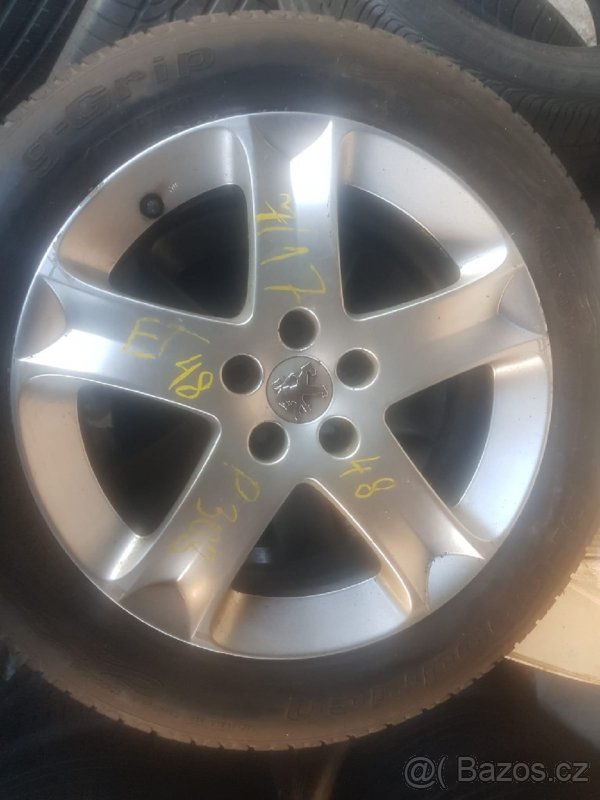 Peugeot 15'' 16'' 17'' 18'' Al disky perfektní,neodřené. - 2