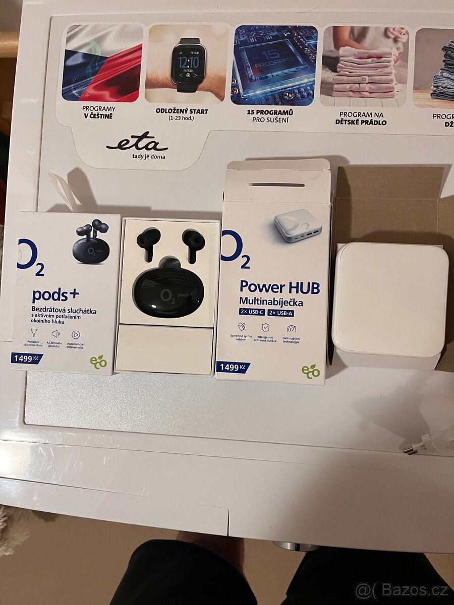 Sluchátka a Multinabiječka O2 - 2