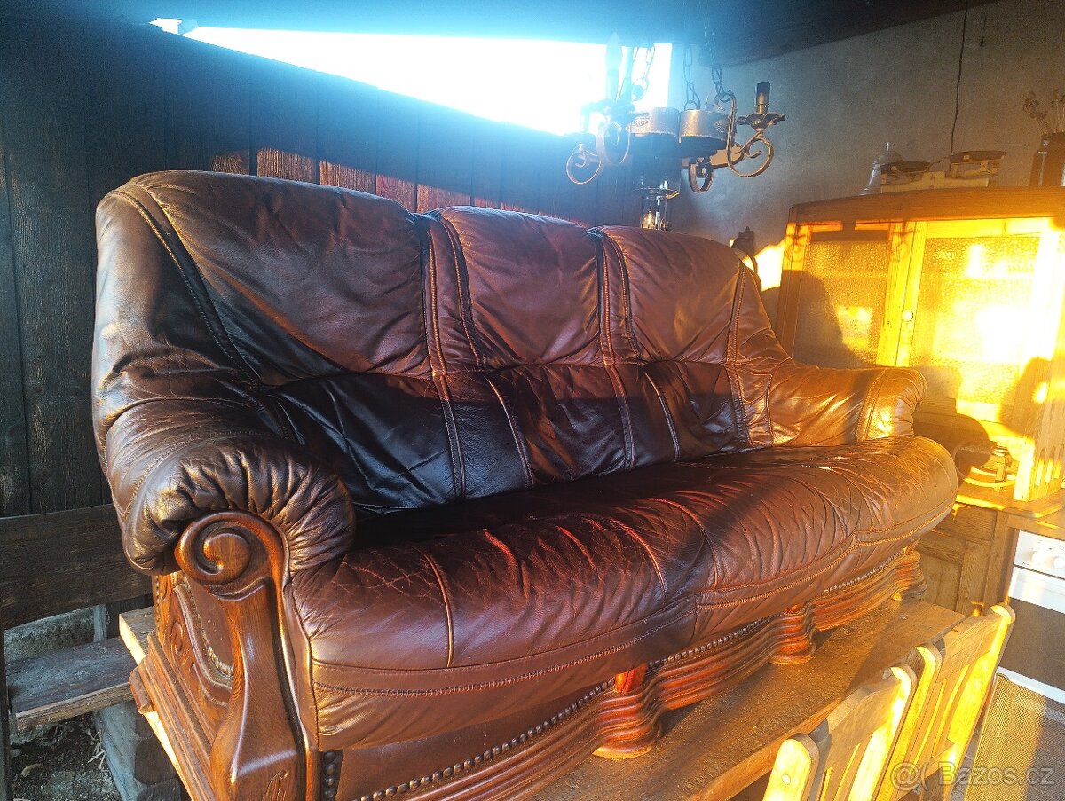 Kožená sedacka - 2