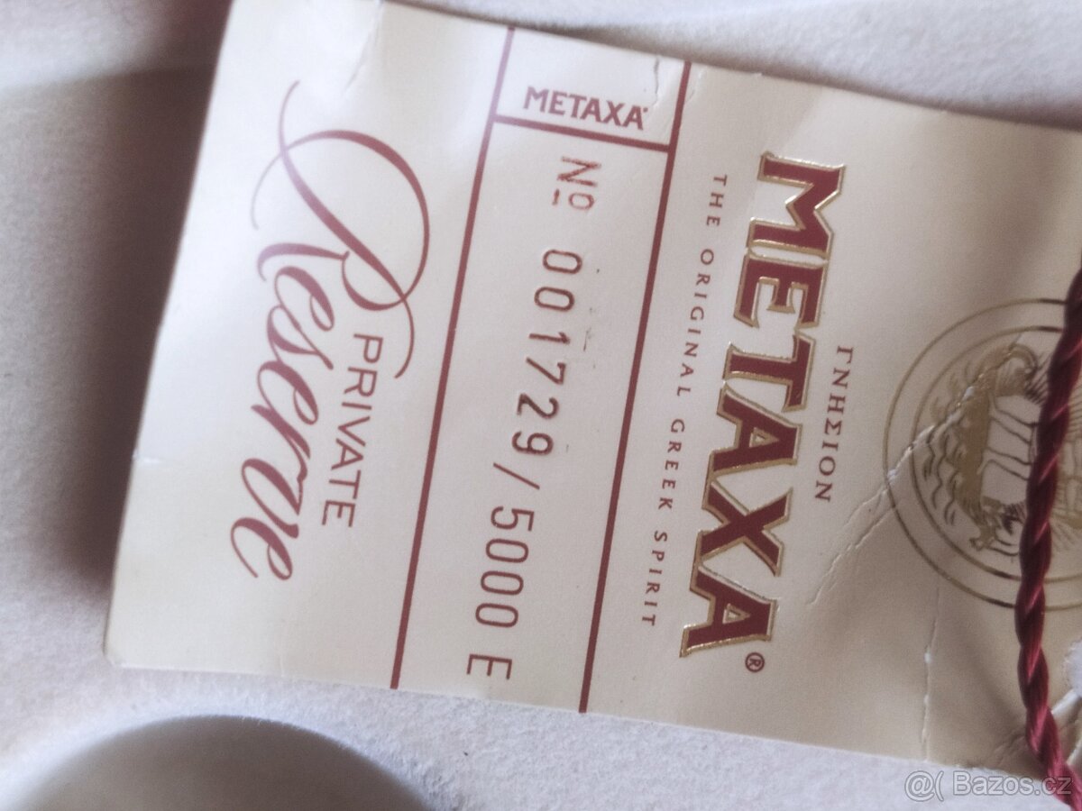 Karafa po 30 létě metaxe - 2