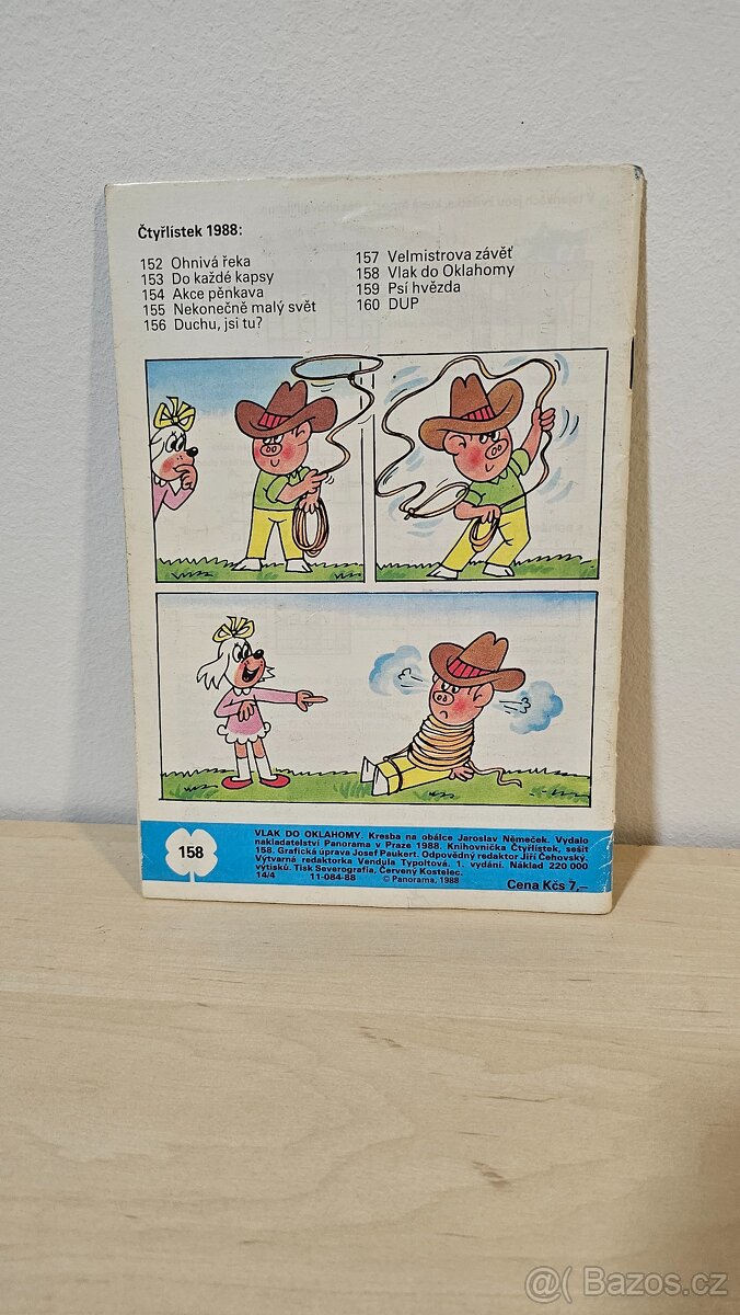 Čtyřlístek č.158 - Vlak do Oklahomy - 2