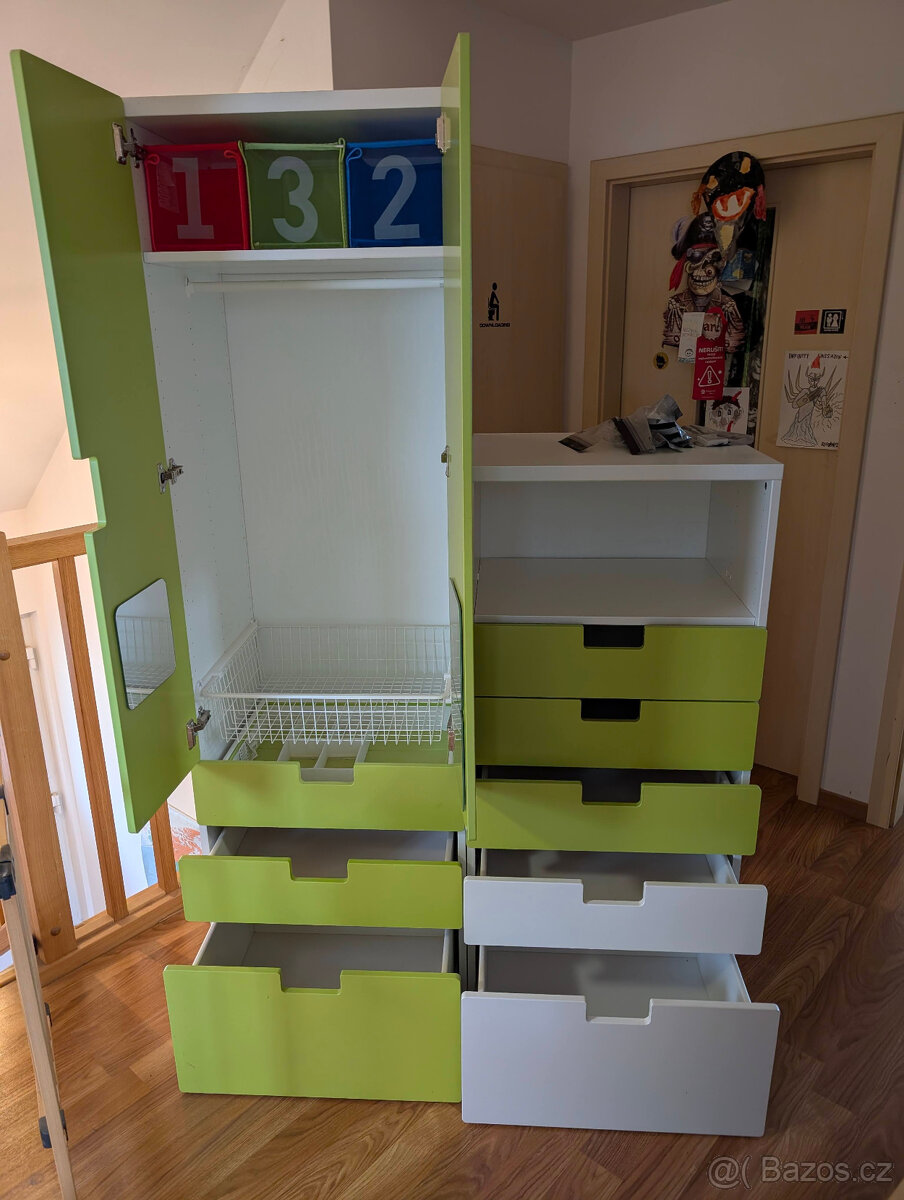 Dětská skříň a komoda s šuplíky IKEA - 2