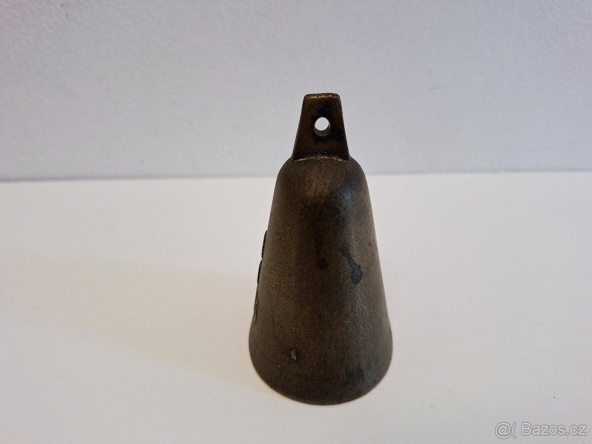Starožitný zvon A PARIS bronz - 2