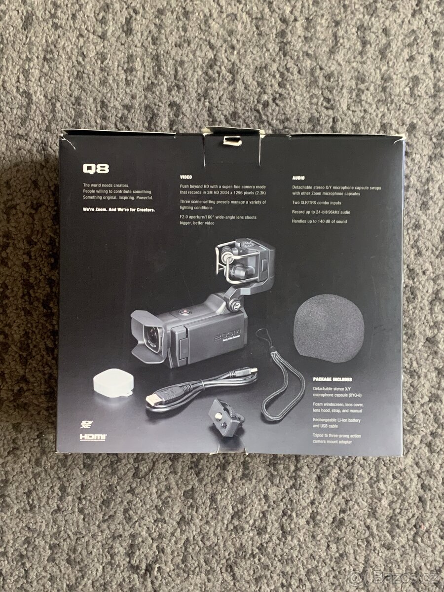 Zoom Q8 audio a video rekordér - 2