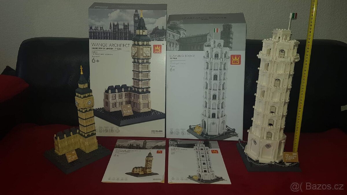 Za dvě stavebnice - BIG BEN + PISA - 2