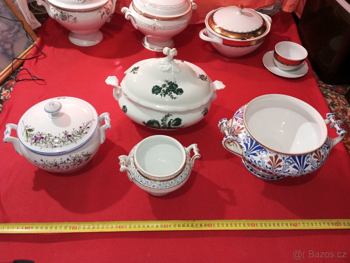 Teriny 7 ks + miska na polévku - 2