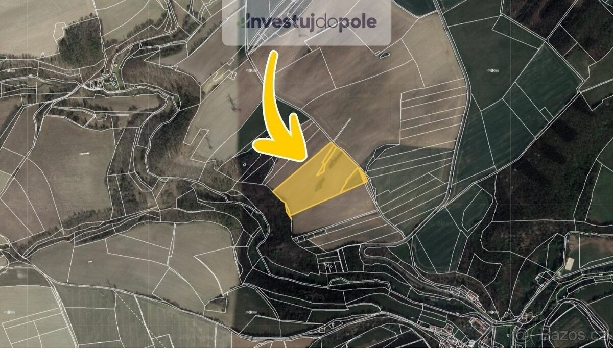 Prodej pole 35 683 m², Bojanovice - Malá Lečice - 2