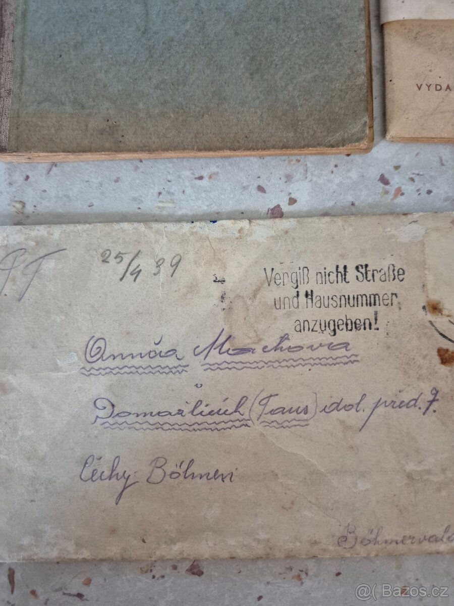 Arbeitsbuch, žákovská knížka, úsporný list,pohled - 2