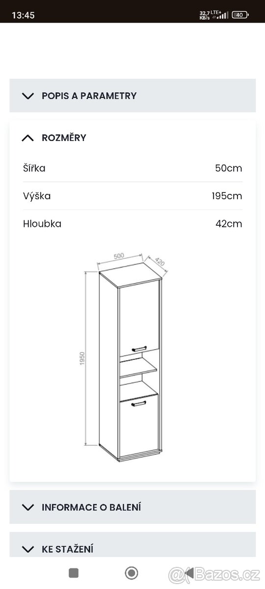 Sestava nábytku do dětského pokoje Qubic - 2