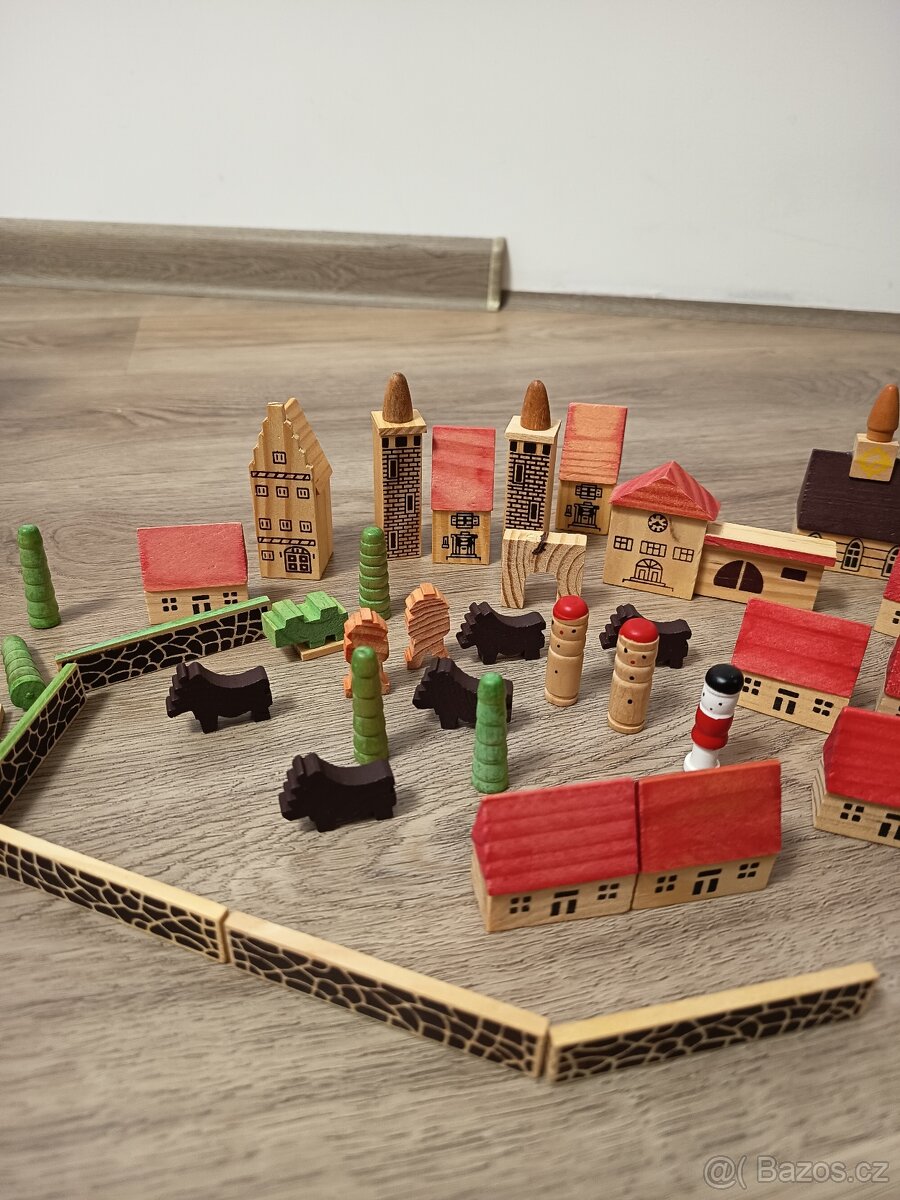 Dřevěná vesnice stavebnice - 2