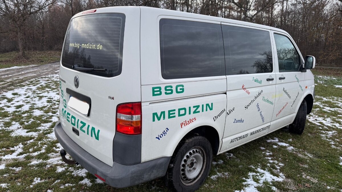 VW T5 Transporter 1.9 TDI 75 kW – 9 míst – r.v. 2006 - 2