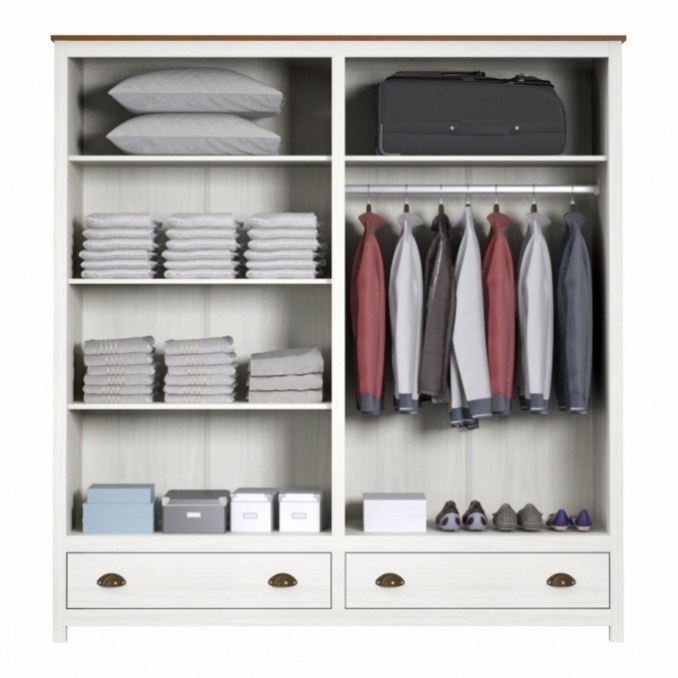 Dřevěná skříň 4dveřová TOPAZIO - 2