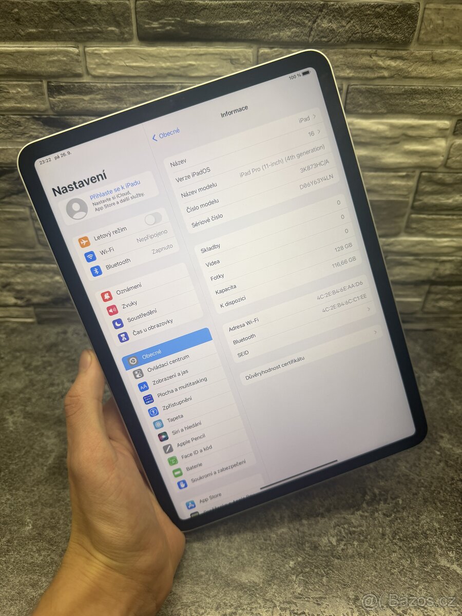 iPad Pro 11" 4 Gen 128GB 2022 M2 Procesor - 2