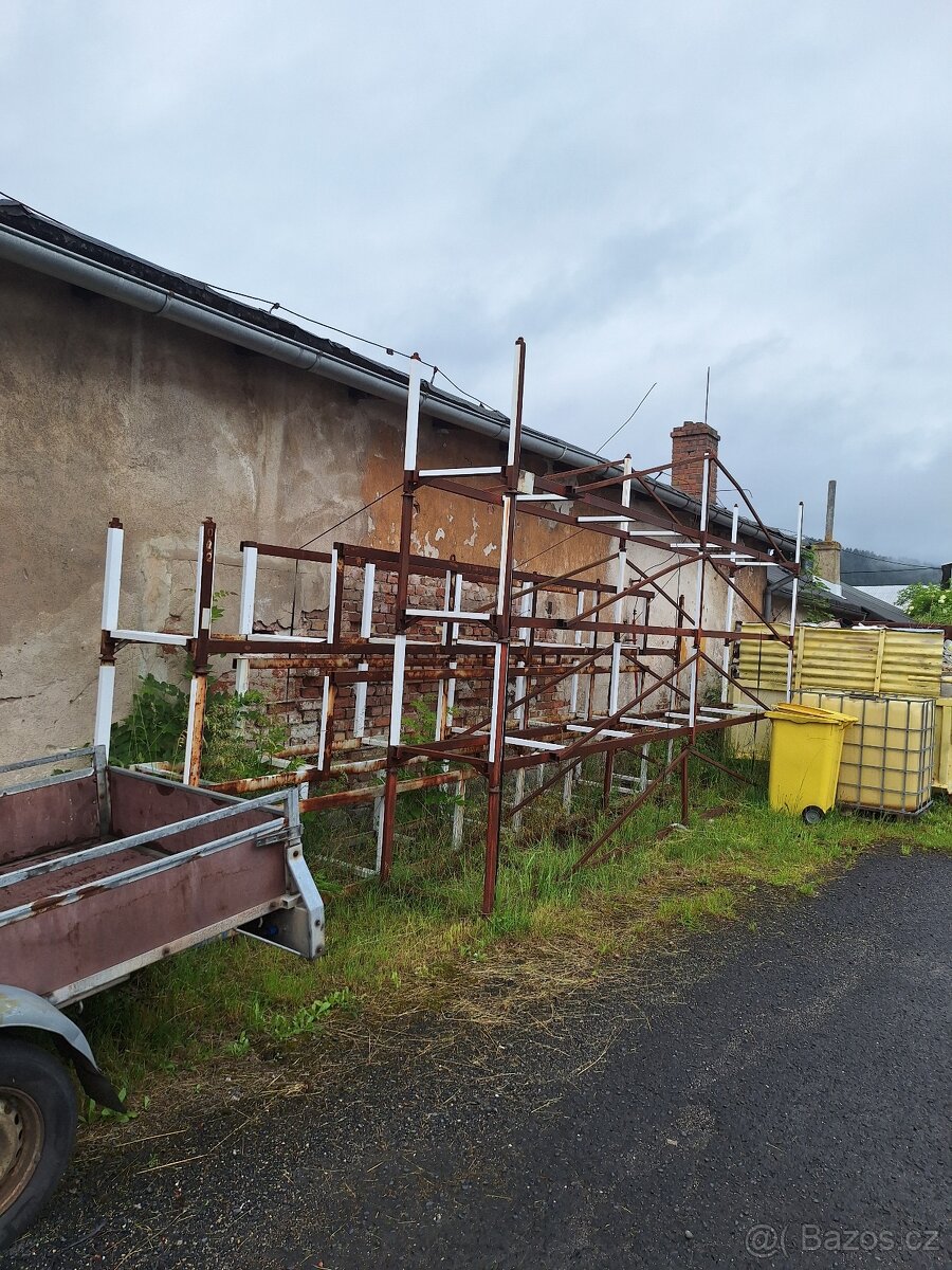 Ocelové kontejnery pro tyčový materiál 6 m. - 2