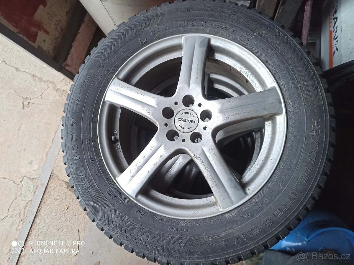 Prodám 4 zimní pneu s hřeby - 2